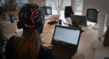MU LABS brain-sensing recording session